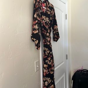 Floral wrap dress